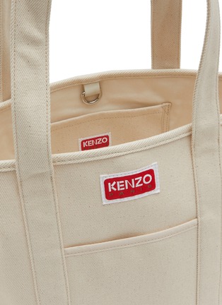 细节 - 点击放大 - KENZO - 印花帆布托特包