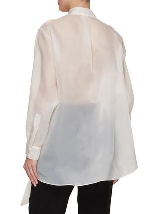 背面 - 点击放大 - KIMHĒKIM - 仿珍珠缀饰蝉翼衬衫