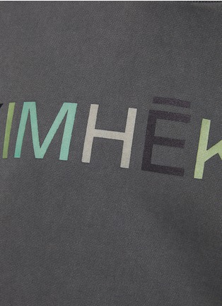  - KIMHĒKIM - LOGO 印花连帽卫衣