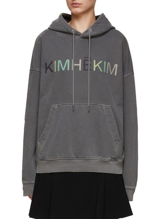 首图 - 点击放大 - KIMHĒKIM - LOGO 印花连帽卫衣