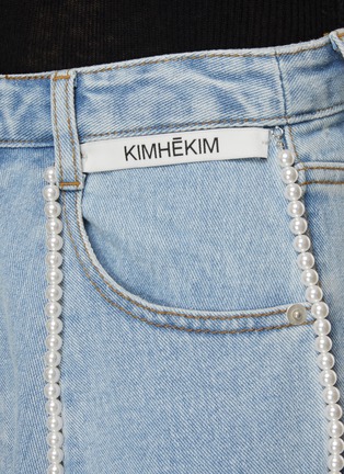  - KIMHĒKIM - 仿珍珠连缀牛仔裤