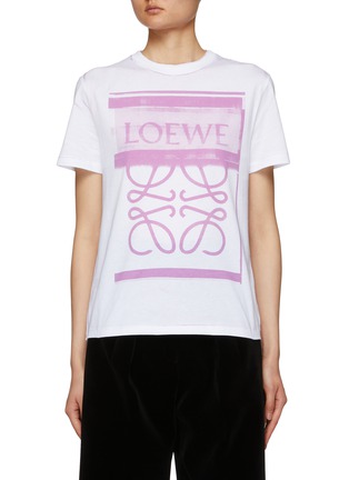 首图 - 点击放大 - LOEWE - ANAGRAM LOGO 纯棉 T 恤