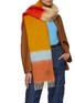 模特儿示范图 - 点击放大 - LOEWE - 羊毛混纺拼色围巾