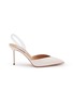 首图 - 点击放大 - AQUAZZURA - 85 V PLEXI 尖头漆皮高跟鞋