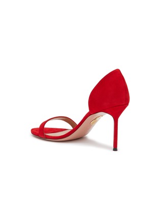  - AQUAZZURA - 绒面搭带高跟鞋