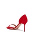  - AQUAZZURA - 绒面搭带高跟鞋