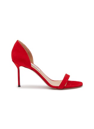 首图 - 点击放大 - AQUAZZURA - 绒面搭带高跟鞋