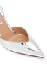 细节 - 点击放大 - AQUAZZURA - 85 V PLEXI 尖头镜面高跟鞋