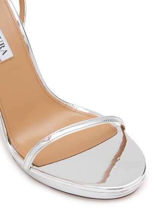 细节 - 点击放大 - AQUAZZURA - 115 OLIE 细带高跟鞋