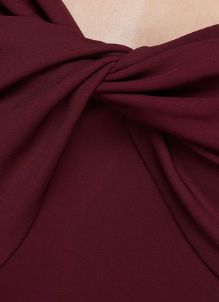  - ROLAND MOURET - 露单肩不规则连衣裙