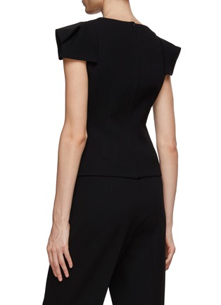 背面 - 点击放大 - ROLAND MOURET - 不对称领口上衣