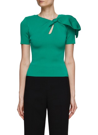 首图 - 点击放大 - ROLAND MOURET - 镂空肩部垂坠上衣