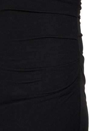  - HELMUT LANG - 切割褶裥连衣裙