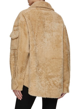 背面 - 点击放大 - HELMUT LANG - 皮毛一体衬衫式夹克