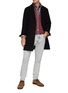 模特儿示范图 - 点击放大 - BRUNELLO CUCINELLI - 翻盖口袋羊绒外套