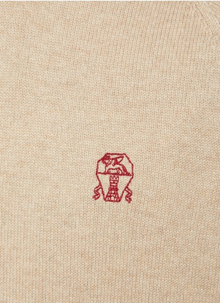  - BRUNELLO CUCINELLI - LOGO 连帽羊绒卫衣
