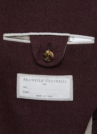  - BRUNELLO CUCINELLI - 混羊毛西服上衣
