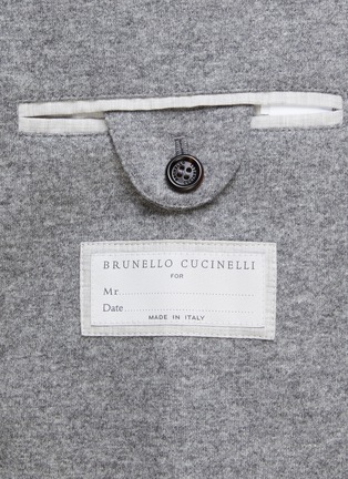  - BRUNELLO CUCINELLI - 羊绒平驳领西装外套