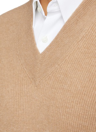  - BRUNELLO CUCINELLI - V 领针织背心