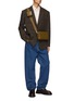 模特儿示范图 - 点击放大 - BOTTEGA VENETA - 平驳领单排扣羊毛西装外套