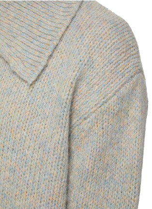  - DRIES VAN NOTEN - 翻领落肩针织衫