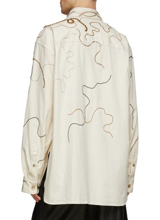 背面 - 点击放大 - DRIES VAN NOTEN - 链条饰长袖衬衫