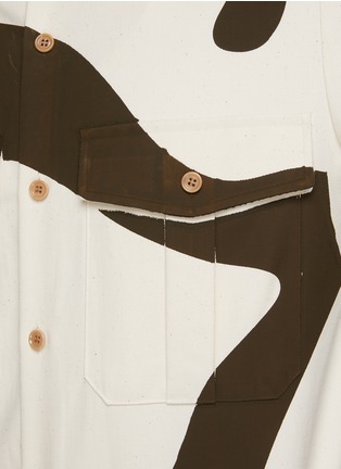  - DRIES VAN NOTEN - 不对称印花衬衫