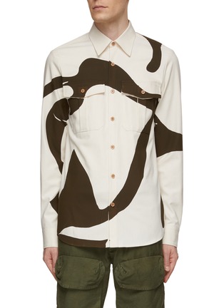 首图 - 点击放大 - DRIES VAN NOTEN - 不对称印花衬衫