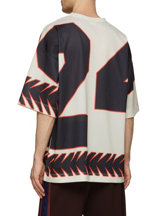 背面 - 点击放大 - DRIES VAN NOTEN - 数字印花网眼 T 恤
