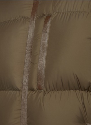  - MONCLER - 拉链羽绒外套
