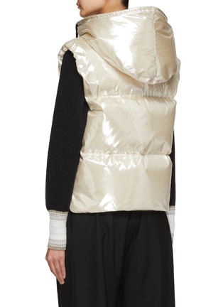 背面 - 点击放大 - MONCLER - 金属感连帽羽绒背心
