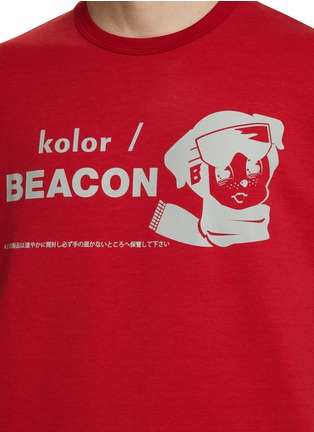  - KOLOR BEACON - LOGO 印花纯棉短袖 T 恤