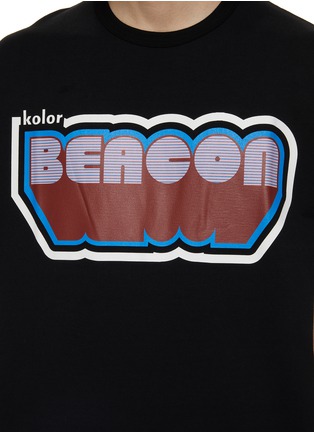  - KOLOR BEACON - LOGO 印花纯棉短袖 T 恤