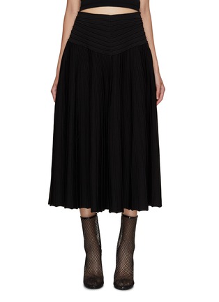 首图 - 点击放大 - ALAÏA - 高腰褶裥半裙