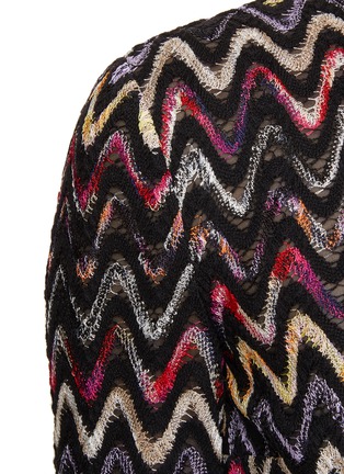  - MISSONI - 蕾丝之字针织连衣裙