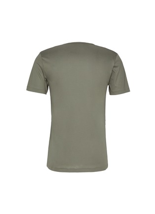 模特儿示范图 - 点击放大 - ZIMMERLI - 海岛棉短袖 T 恤