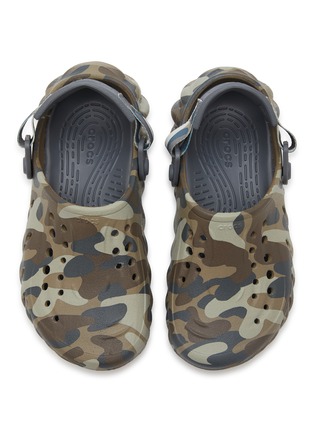 细节 - 点击放大 - CROCS - Echo Clog Kids Camouflage Print Sandals