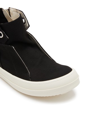 细节 - 点击放大 - RICK OWENS DRKSHDW - 牛仔布高帮运动鞋