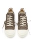 细节 - 点击放大 - RICK OWENS DRKSHDW - 牛仔布拼贴低帮休闲鞋