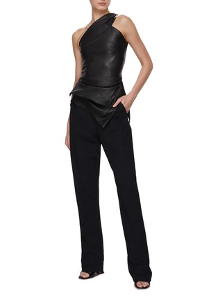 模特儿示范图 - 点击放大 - MATICEVSKI - 不规则小羊皮上衣