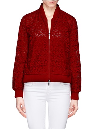 首图 - 点击放大 - MONCLER - DERY蕾丝拼贴夹克