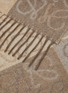 细节 - 点击放大 - LOEWE - ANAGRAM 羊毛混羊绒流苏围巾