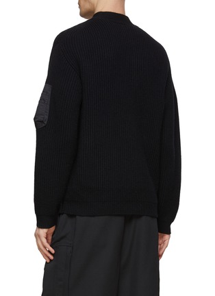 背面 - 点击放大 - SACAI - 针织拉链开衫