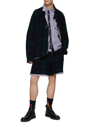 模特儿示范图 - 点击放大 - SACAI - 双面穿外套