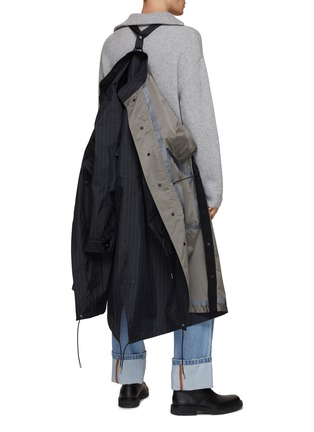  - SACAI - 条纹风衣外套