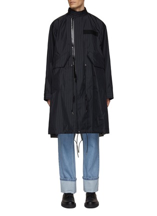 首图 - 点击放大 - SACAI - 条纹风衣外套