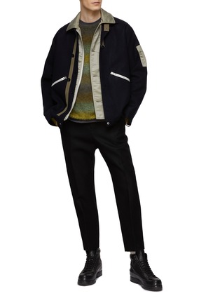 SACAI | 拼接衬衫外套
