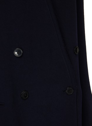  - DRIES VAN NOTEN - 双排扣无领大衣