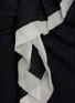  - DRIES VAN NOTEN - 荷叶边开衩条纹半裙