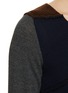  - DRIES VAN NOTEN - 拼接罗纹针织衫